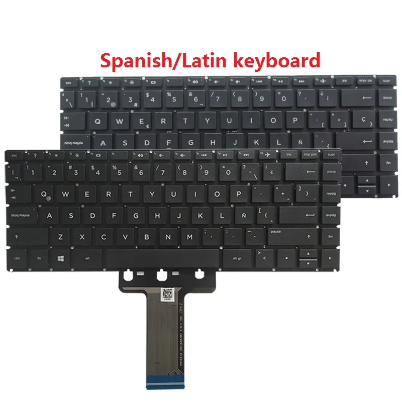 

Latin LA/Spanish SP laptop keyboard for HP Pavilion 14-BS 14-BA 14M-BA 14-BW 14G-BR 14-BP 14T-BA 14M-BA 14-BF 240 G6 245 G6