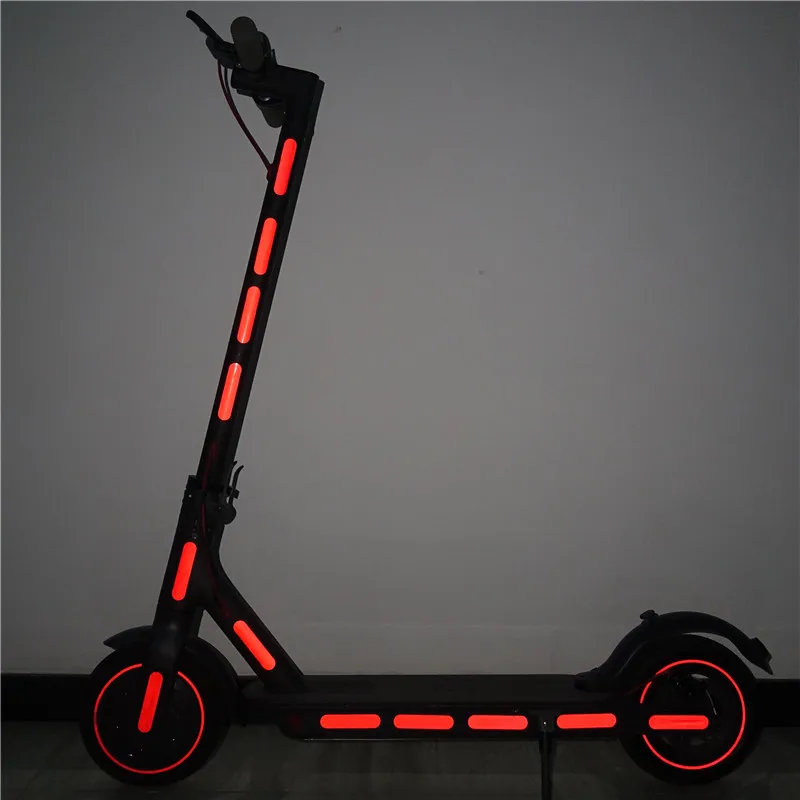 

Scooter Body Wheel Hub Reflective Stickers for XIAOMI MIJIA M365/Pro Scooter Night Safety Reflex Stickers Parts M365 Accessories