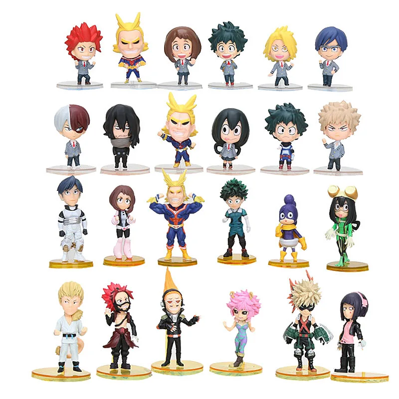 

6pcs/set My Hero Academia Figure Smack Midoriya Izuku Bakugou Katsuki Shoto Todoroki Shoto Figure boku no Hero Academia Figure