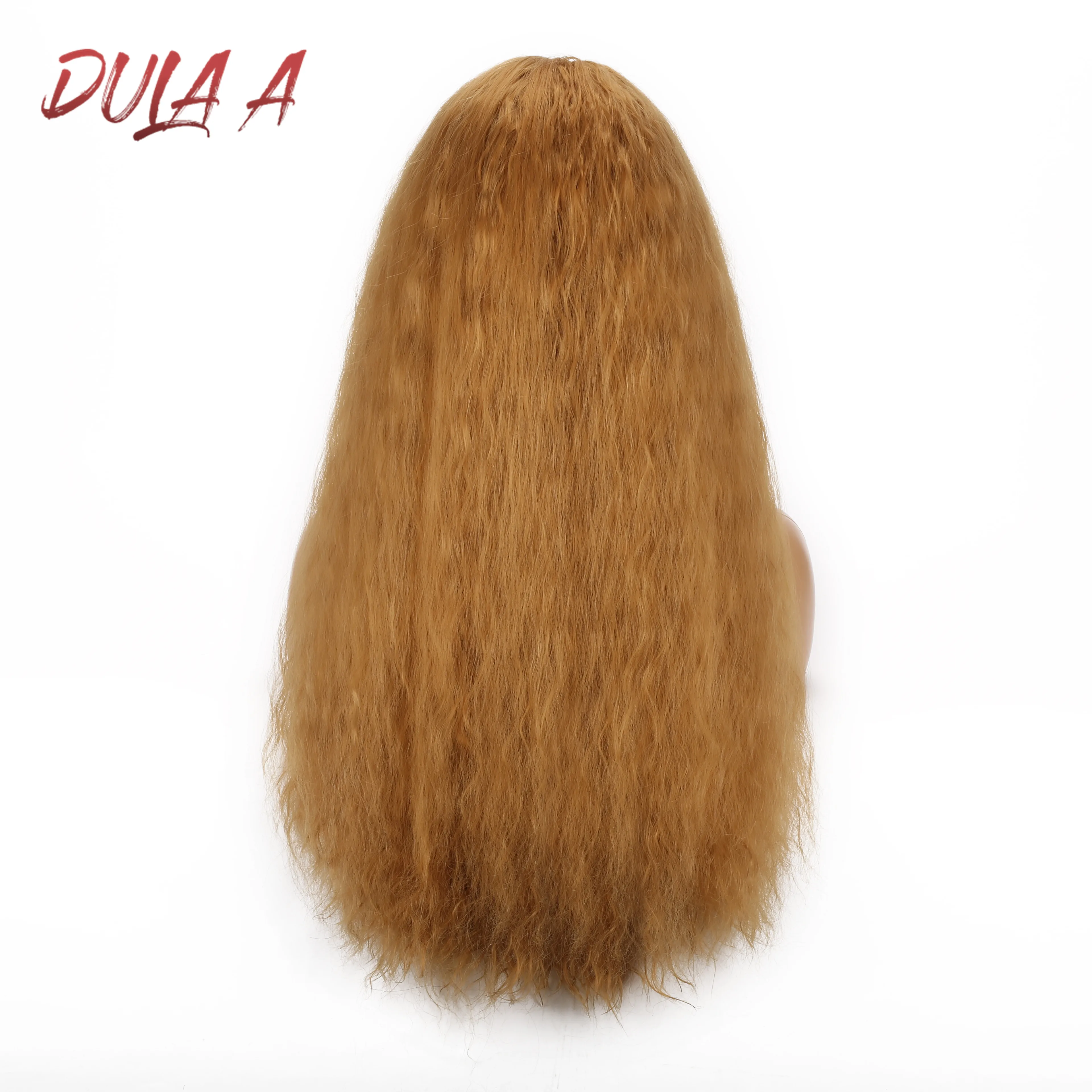 Dula A синтетические кружевные передние парики для черных женщин Yaki прямые длинные