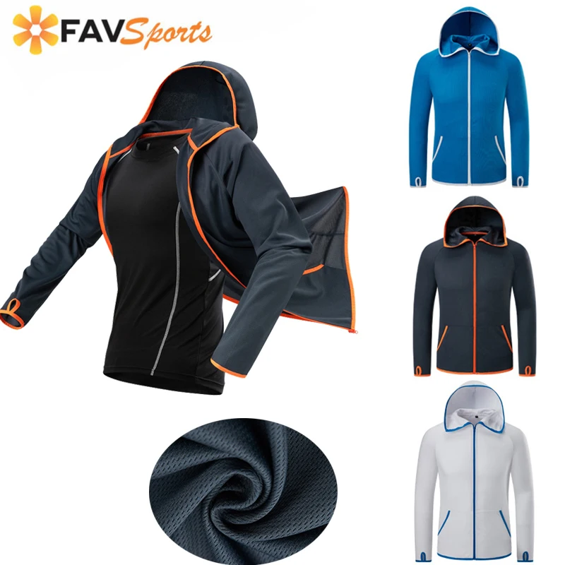 Free Shipping Ultra-Light Men Sports Hooded Jacket 2019 Waterproof Running Anti-UV Fishing Clothings For Hunting Hiking | Спорт и
