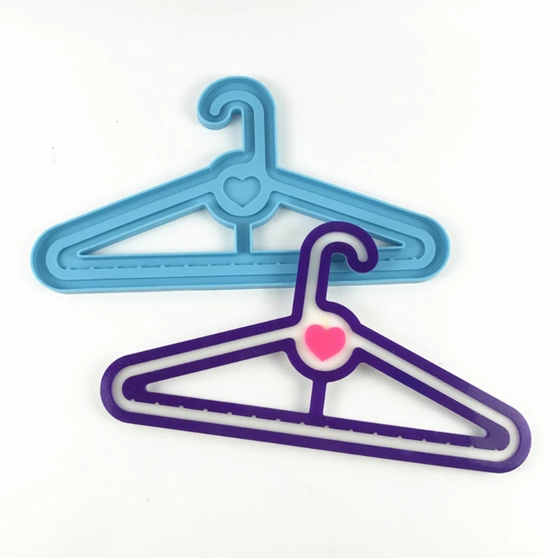 

Clothing Suit Hanger Epoxy Resin Mold Clothes Stand Silicone Mould DIY Crafts Home Decorations Casting Tools