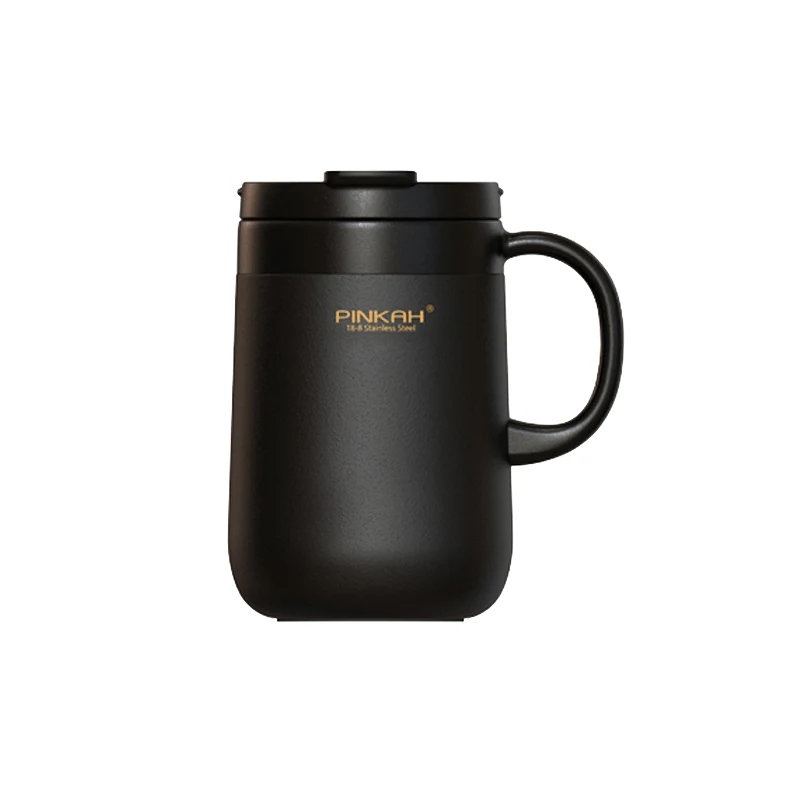 

Hot Sale Pinkah Coffee Thermo Mug 350ml 460ml Office Vacuum Flasks Home Thermos Cup With Handle Insulated Mug Thermos As Gift