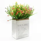 5 вилок, вазы для домашнего декора, свадебные аксессуары, Гипсофила, пластиковые цветы, искусственные растения, букет листьев