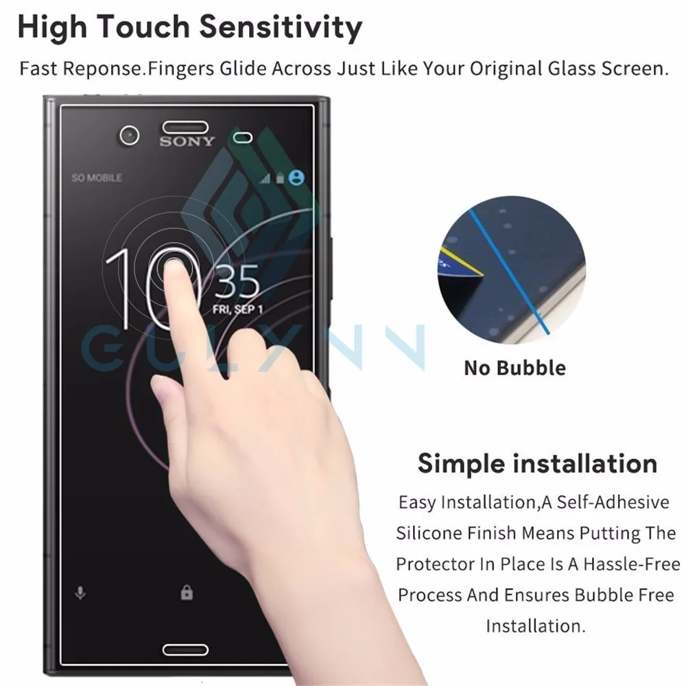 2.5D 9H закаленное стекло для sony Xperia XZ3 X XZ1 Compact X XA1 Ultra XZ XZS XZ2 XZ L1 L2 Премиум Защитная пленка для экрана