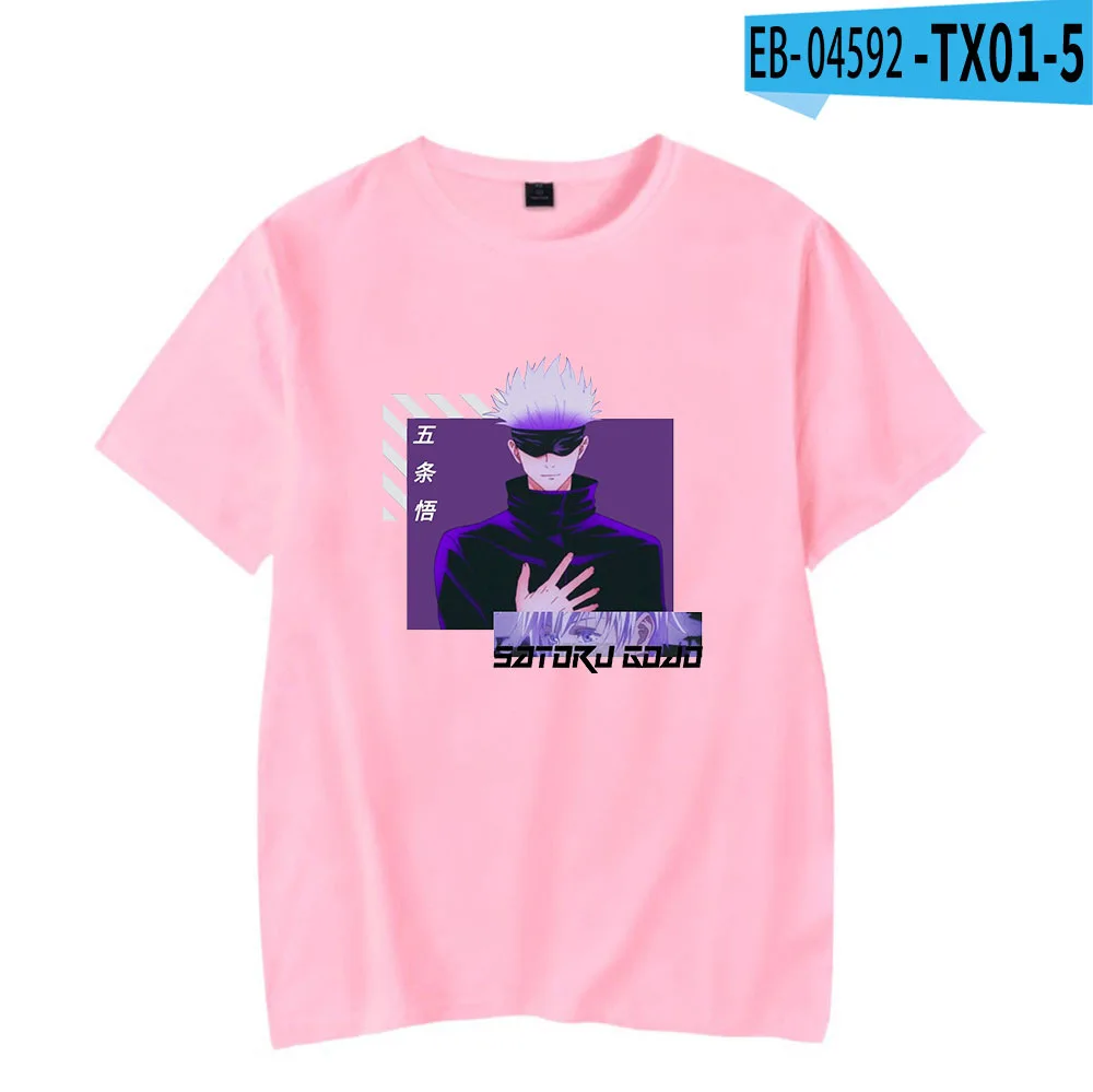 

Harajuku Men's tshirt Jujutsu Kaisen Printed Unisex Short Sleeve T shirt Cool Cartoon Anime Casual T-shirt Male Streetwear Tops