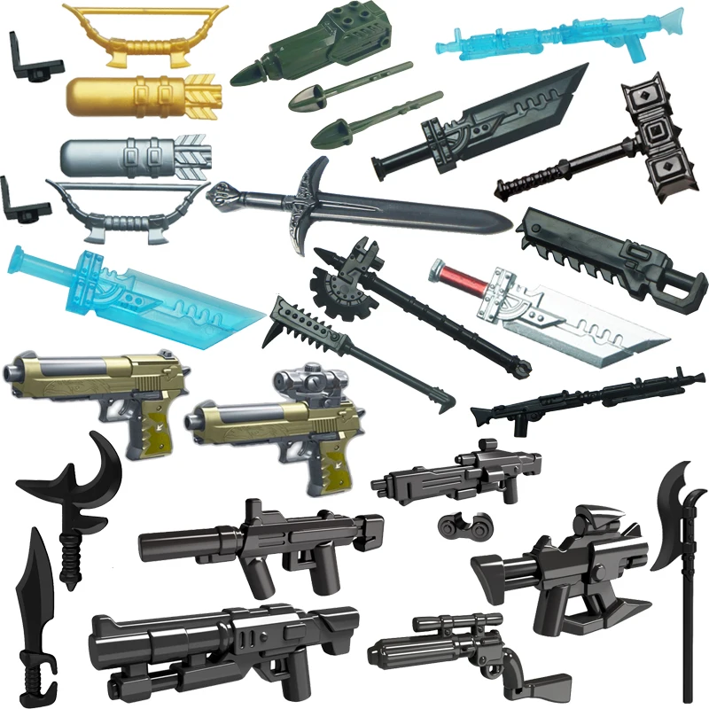 

Locking Military Weapon Energy Pack Building Blocks Educational Toys Gifts For Children Accessories Model Militarys Equipment