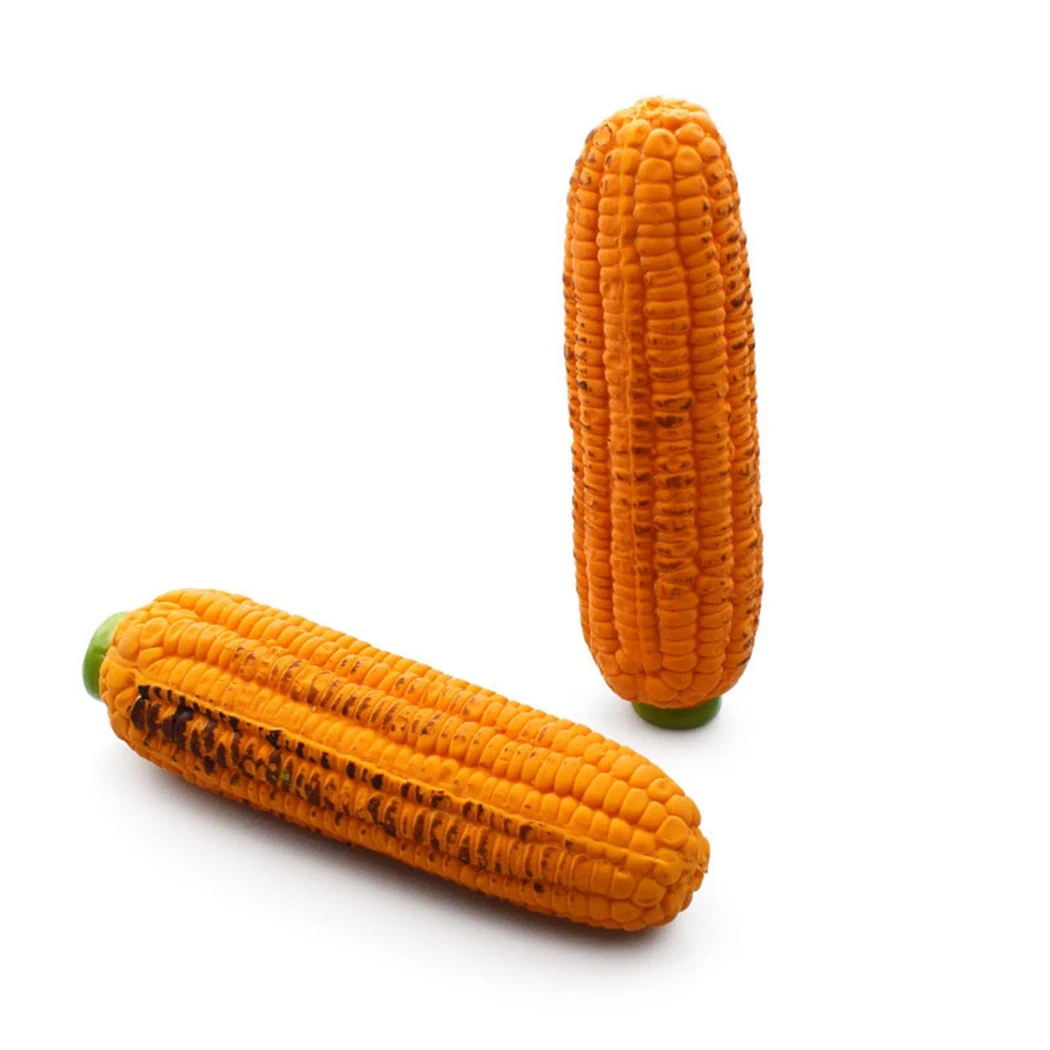 Жевательная игрушка для собак 2 шт. в форме кукурузы против укусов звуковая