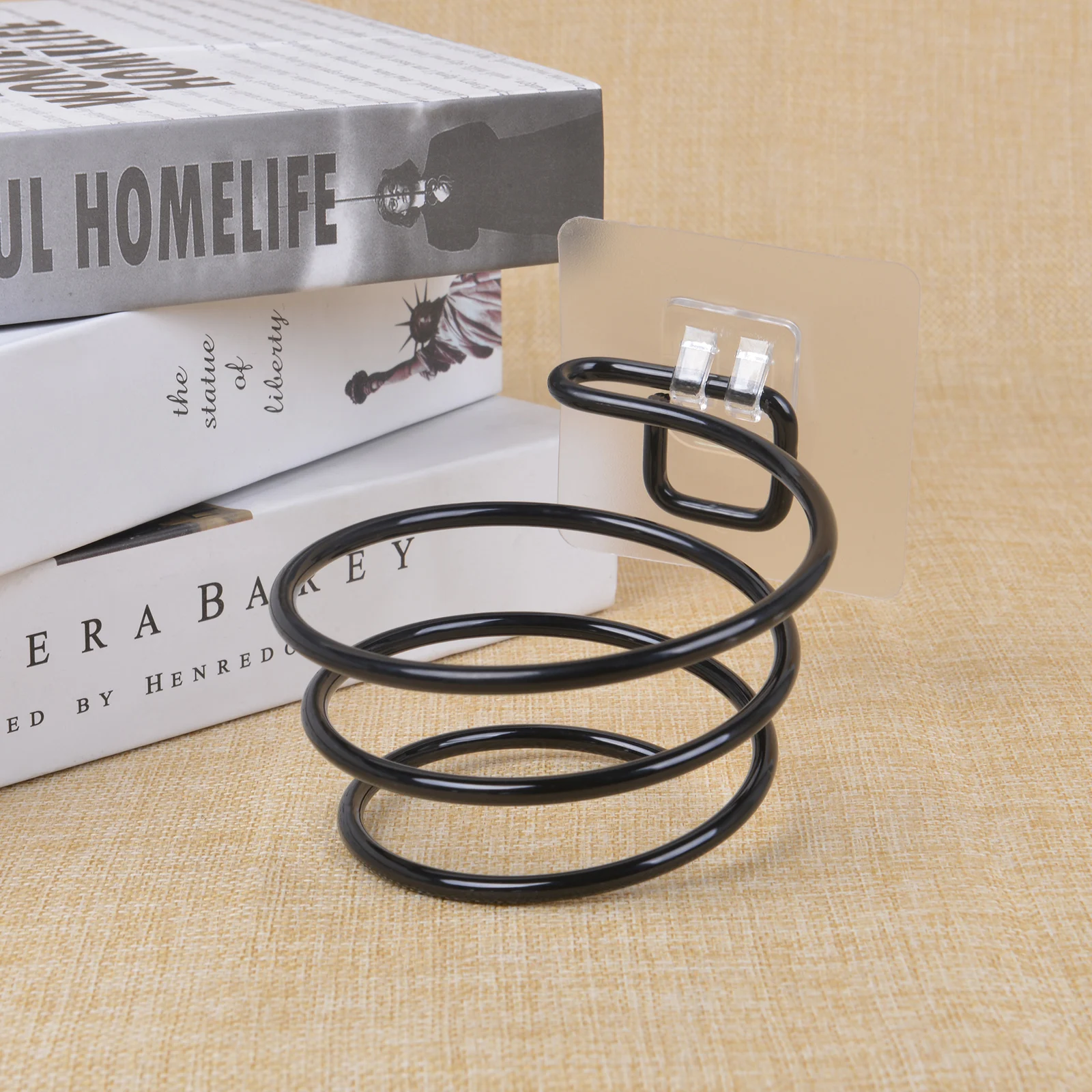 Металлическая стойка для фена настенный кронштейн ванной крючки полка хранения