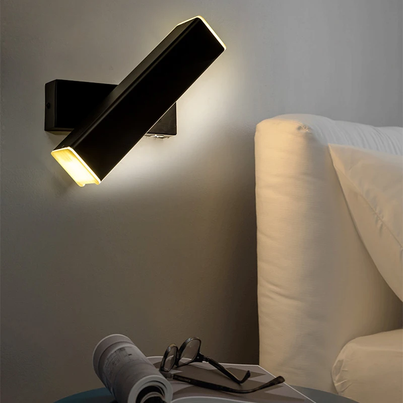 Светодиодная настенная лампа в скандинавском стиле современный светильник для