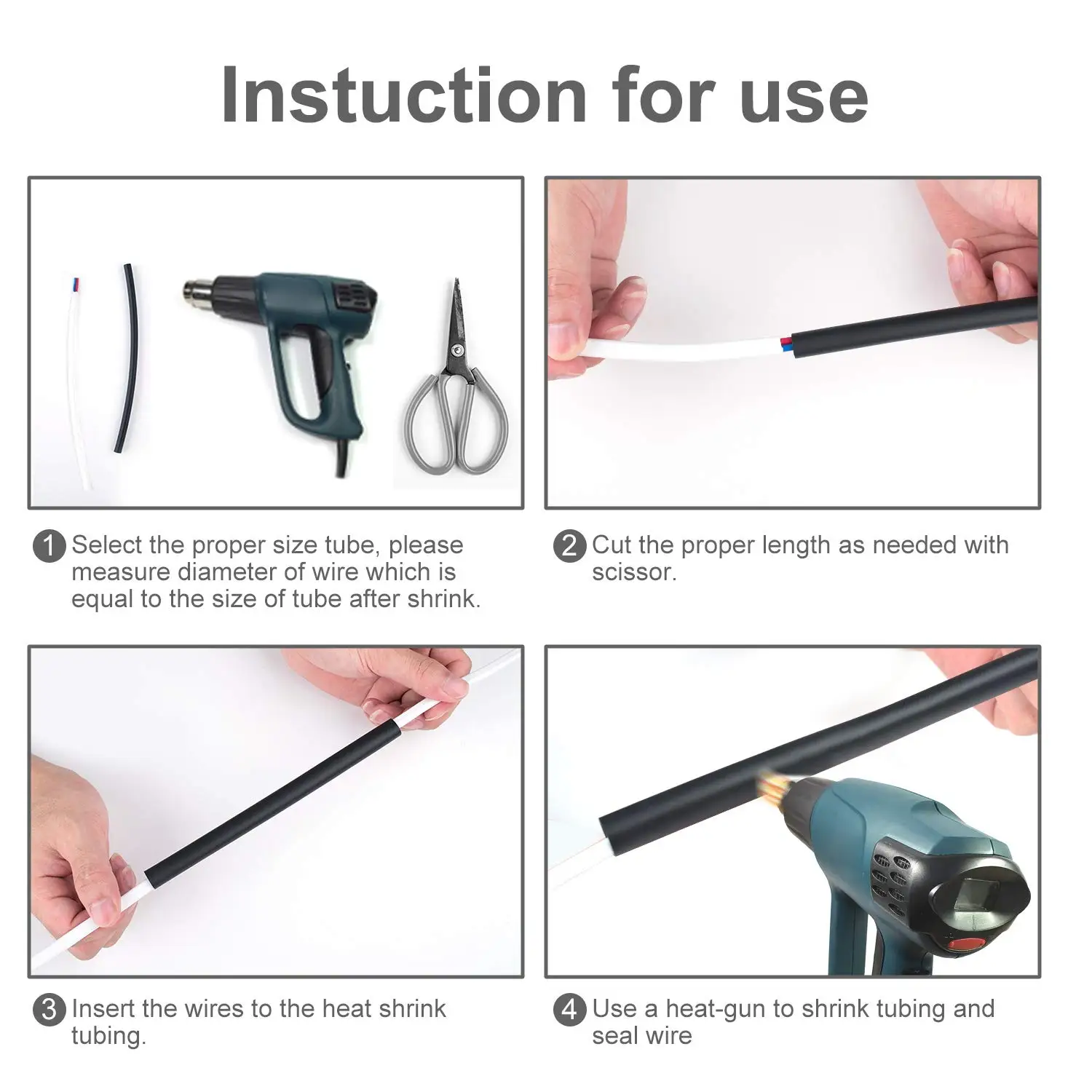 Термоусадочная трубка 328 шт./лот термоусадочная изоляция из ПВХ ассортимент