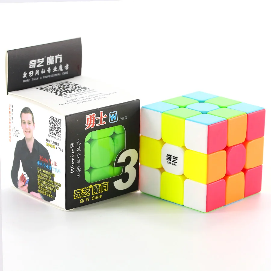 QiYi Warrior W 3x3x3 Magic Speed Cube3x3 головоломка 56 мм игровые кубики головоломки игрушки для