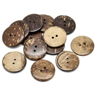 13 50mm 2 holes brown coconut shell sewing buttons round button for clothing scrapbooking garment diy crafts sewing accessories