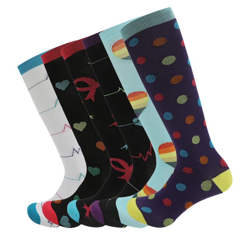 Компрессионные носки для женщин и мужчин до колена 30 мм. Рт. Ст. спортивные бега