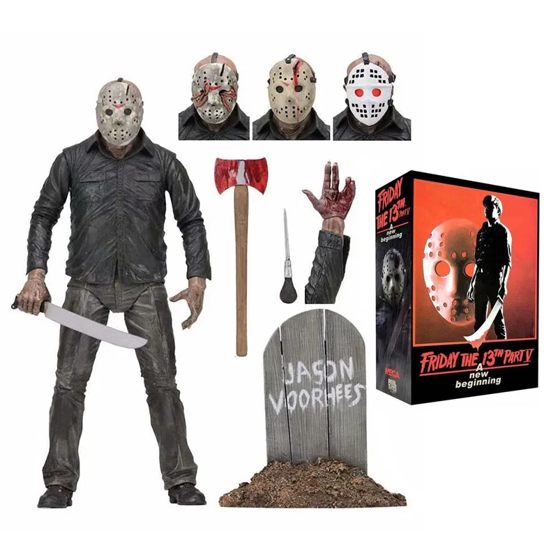 NECA фигурка героя игрушка Джейсон Вурхиз Фредди Крюгер Майкл Майерс кожаное Джокера Чаки фигурка Джокера для подарок на Хэллоуин
