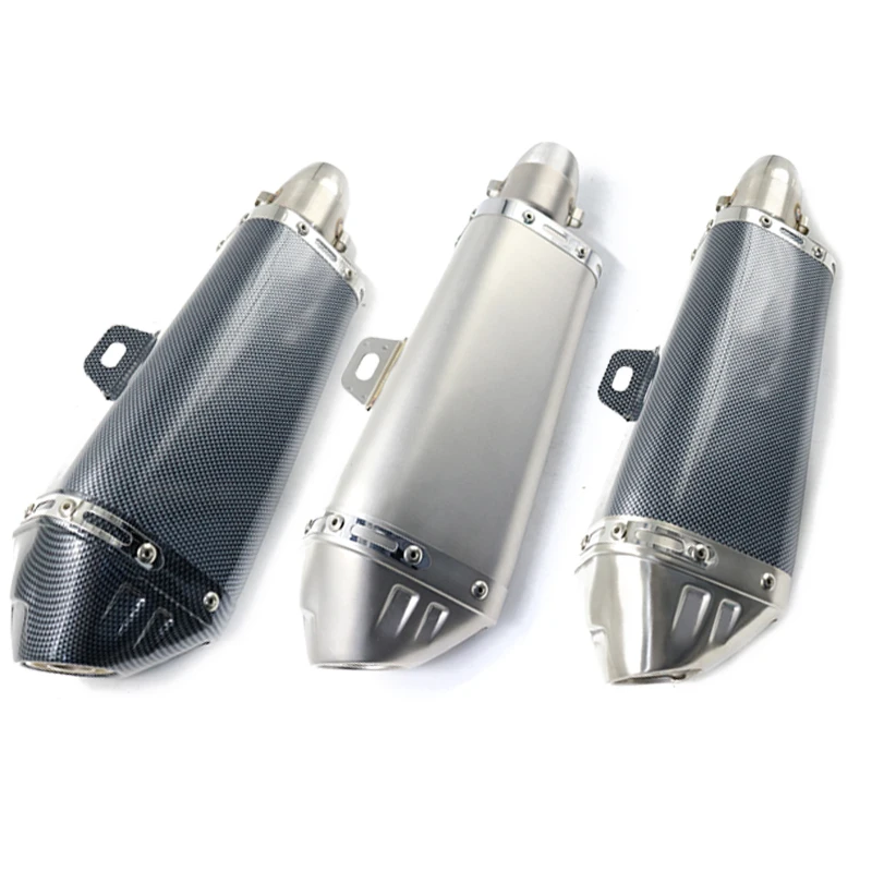 

FOR Kawasaki 51mm universal exhaust pipe muffler stainless steel Escape Track motorcycle for Z400 Z650 Ninja 250R/H2/400