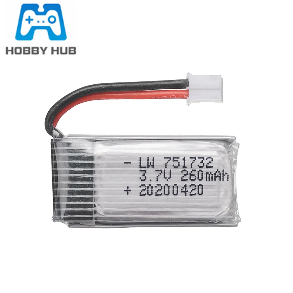 H36 батарея 3 7 V 260mAh для Eachine E010 E011 E012 E013 Furibee F36 RC Quadcopter Запчасти v Lipo 1 шт до 10 | Игрушки