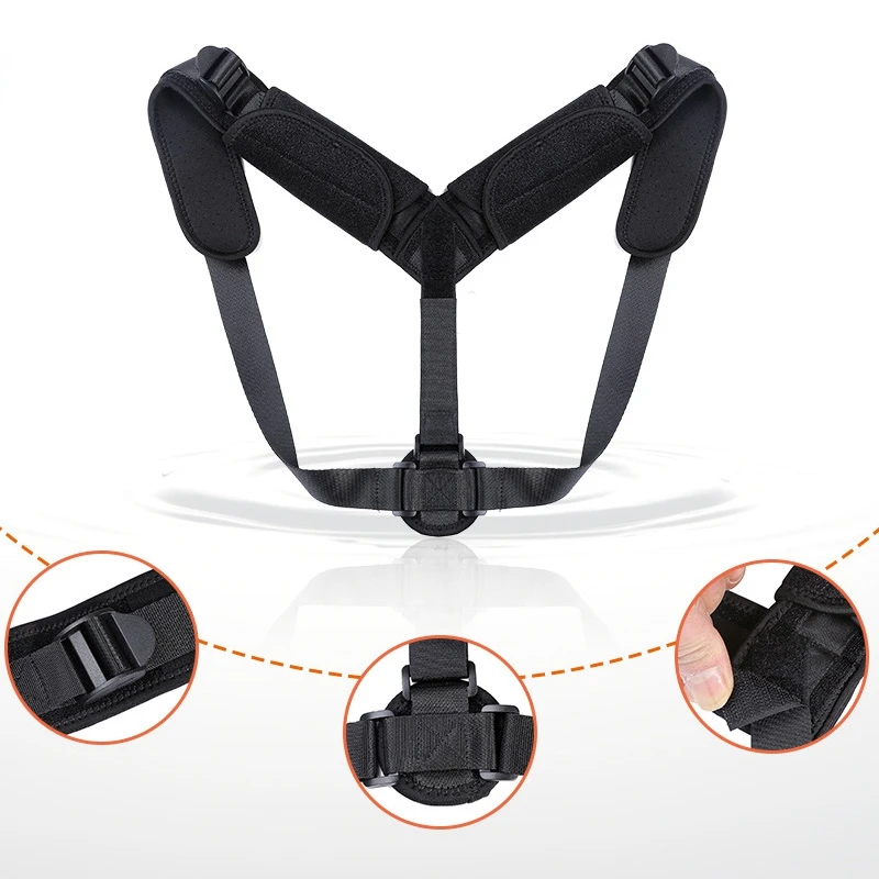 Корректор осанки для спины корсет ключицы выпрямитель позвоночника