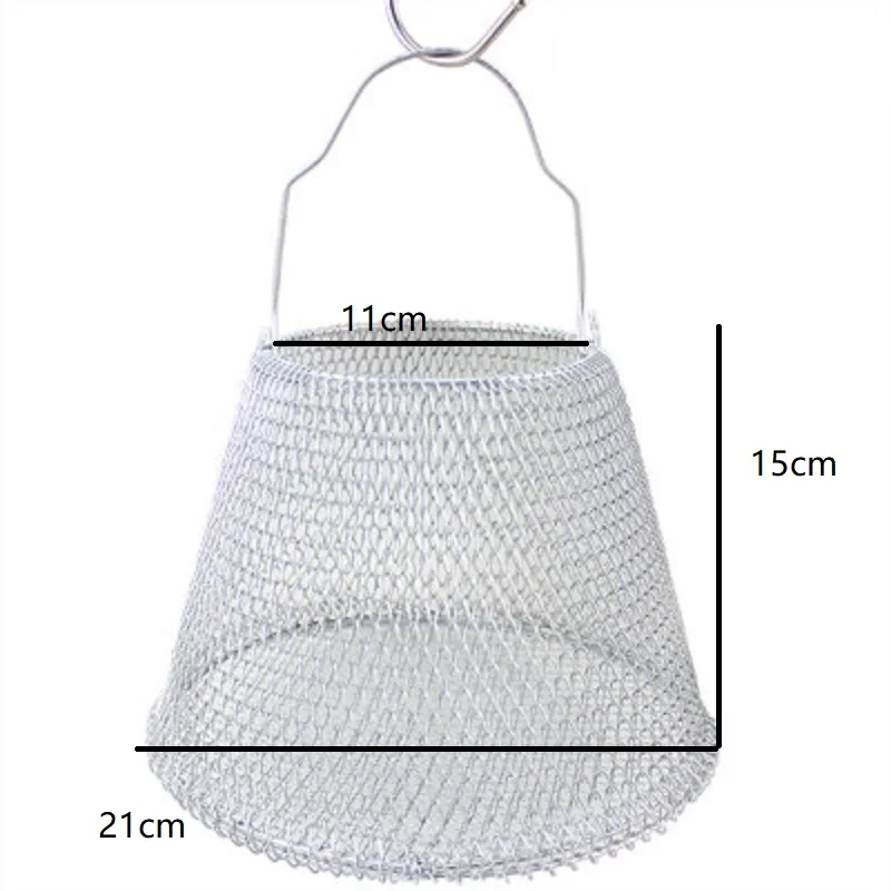 

Metal Storage Basket Mesh Colander Fruit Foldable Vegetable Onion and Potato Storage Grocery Bag Dispenser Portable Egg Box