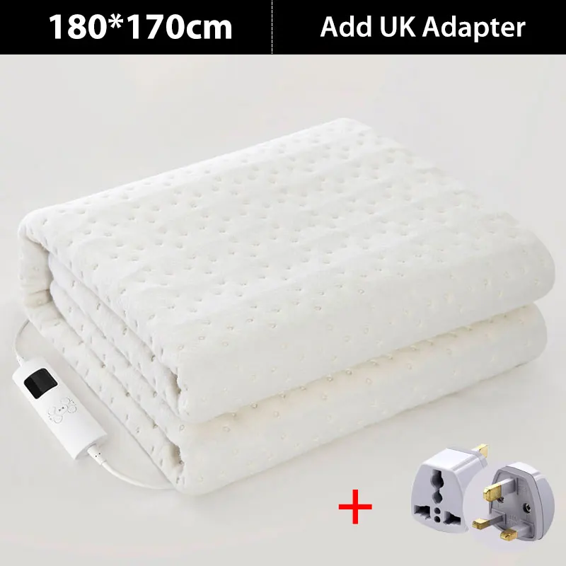 180x170 UK Adapter Xiaomi youpin, умное удаление клещей, электрическое одеяло, безопасность, синхронизация, интеллектуальный контроль температуры, удобная стирка для зимы - Цвет: 180x170 UK Adapter