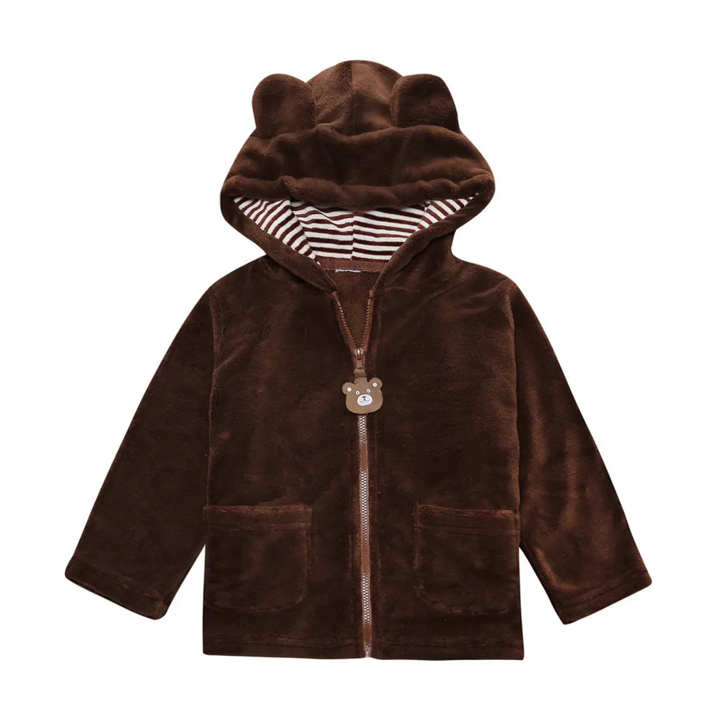 Newborn Baby Boys Girls Winter Overalls For Children Cartoon Long Sleeve Warm Hooded Coat Clothes Snowsuit | Детская одежда и