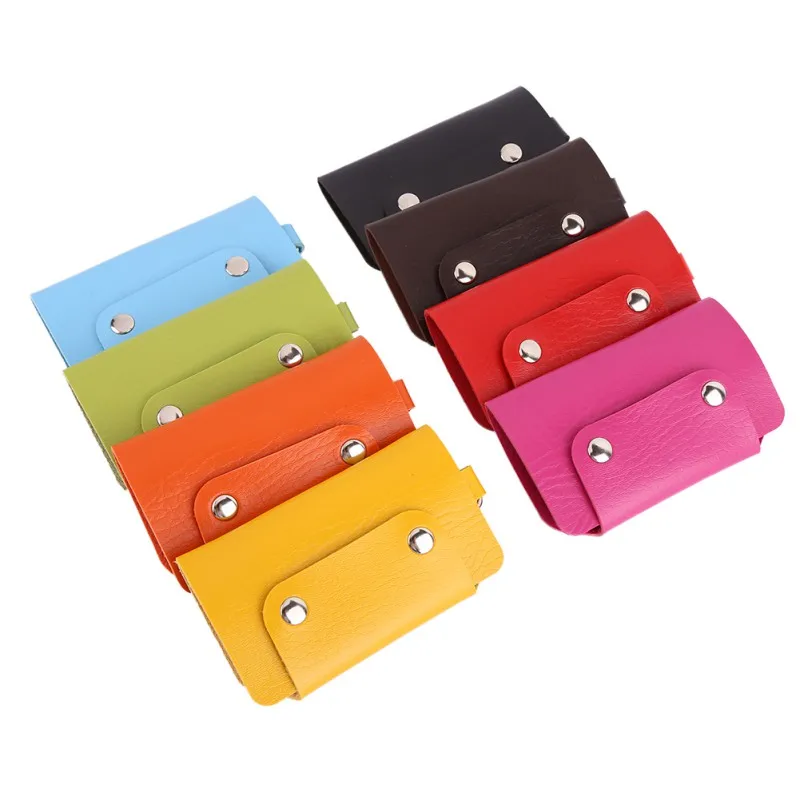 Автомобильный держатель для ключей из искусственной кожи чехол-кошелек