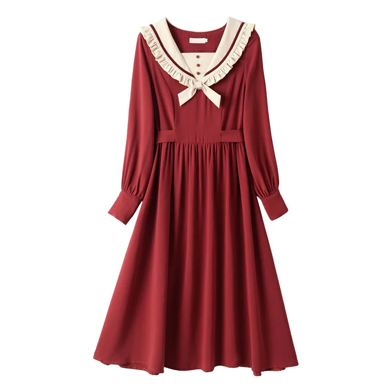 

Милое элегантное платье миди, женское вечернее праздничное повседневное приталенное платье с винтажным бантом, дизайнерское цельнокроено...