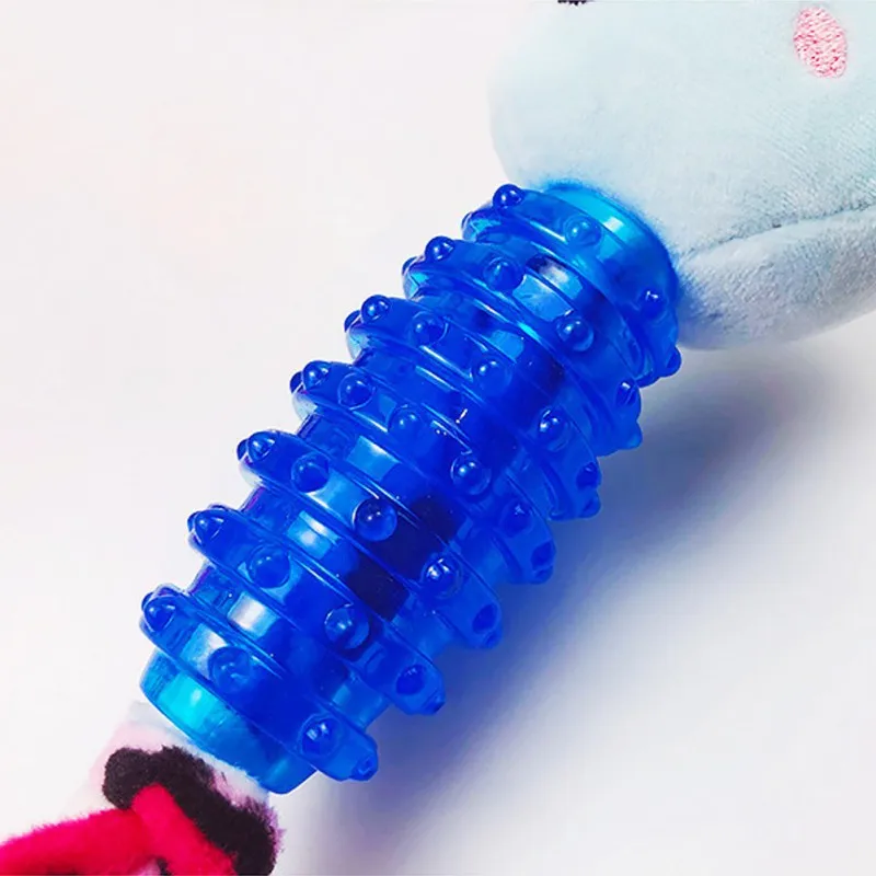 Жевательные игрушки для собак плюшевая мультяшная кукла животных с резиновым