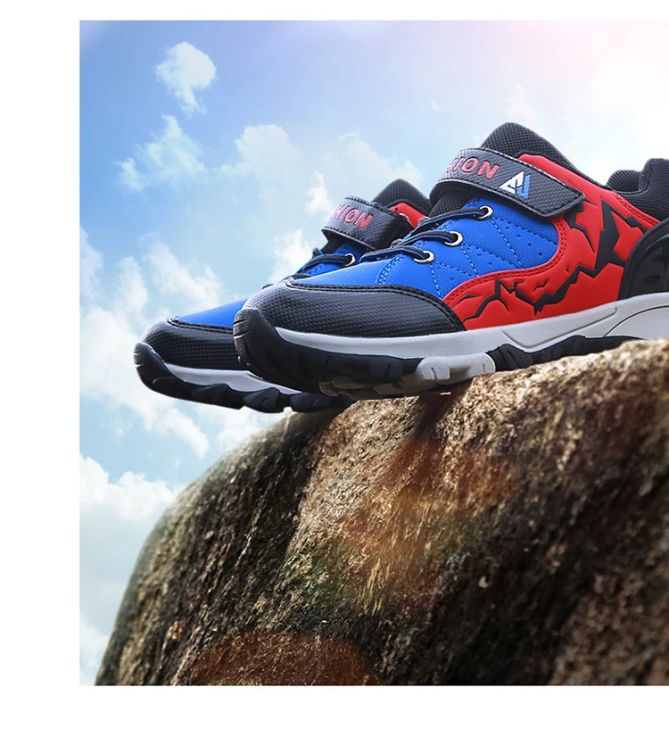 1801 Hiking Children Shoes For Kids Sneakers Winter Boys Casual Shoes Girls Sneakers Boys Snow Shoes Climb Mountains Ice