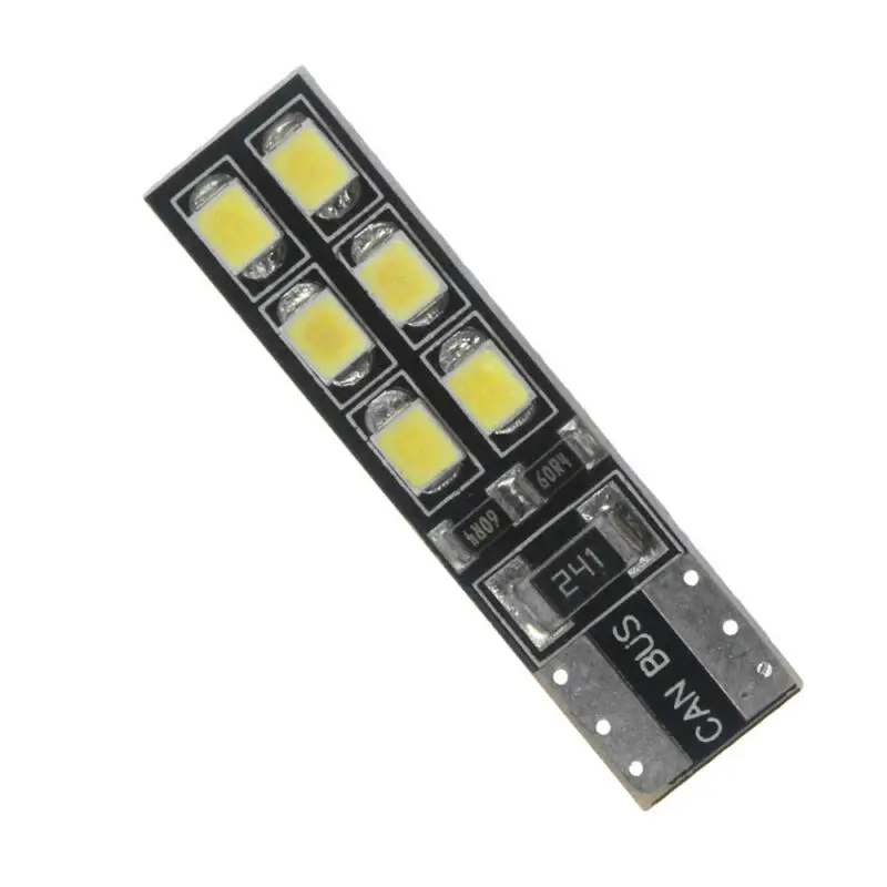 

4Pcs/Set Car LED Lights T10-12SMD-2835 6000K White Error Free For Mercedes-Benz W204 C300 C350 DC12V Eyebrow Bulb Lamp