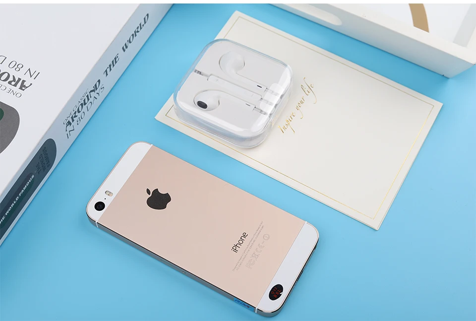 Apple iPhone 5S IOS 4G LTE разблокированный мобильный 4,0 ''16 Гб/32 ГБ/64 Гб rom WiFi gps 8MP Touch ID отпечаток пальца используемый смартфон