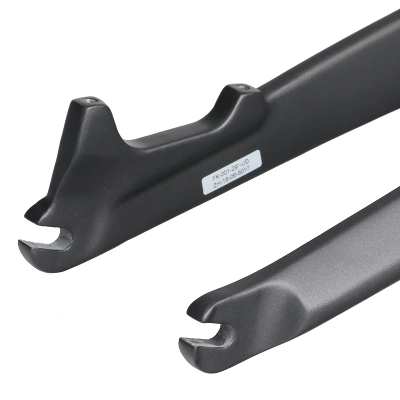 Велосипедная вилка TOSEEK из углеродного волокна коническая жесткая для дисковых