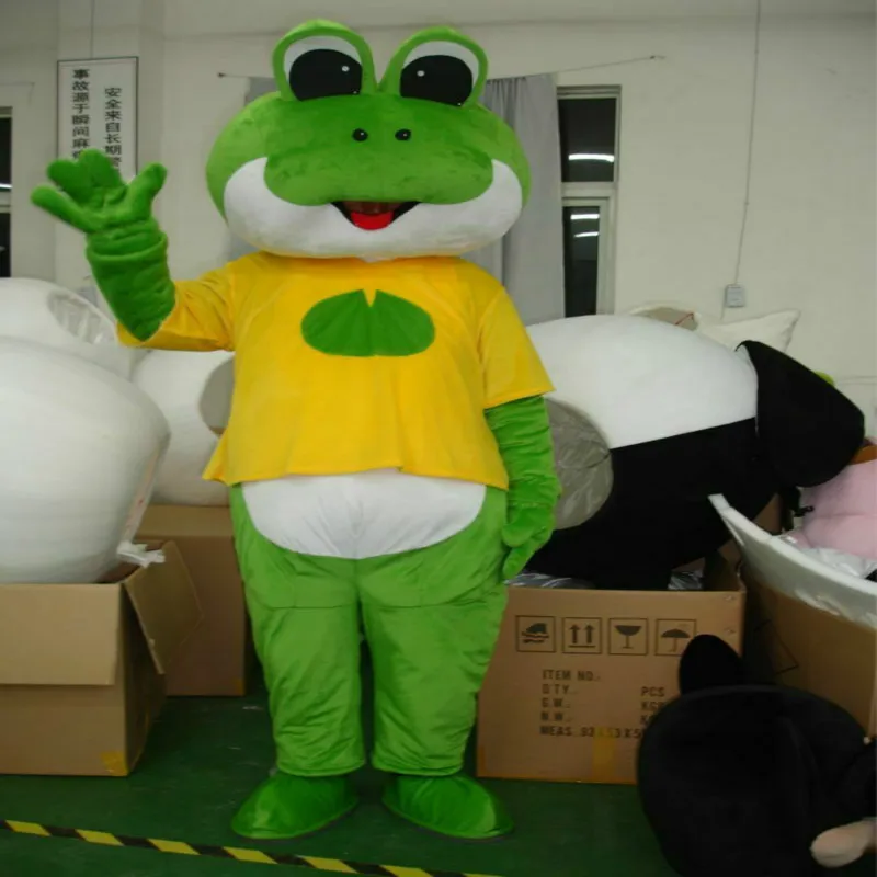 

Frog Mascot Costume Cosplay Furry Suits Party Game Fursuit Cartoon Dress Outfits Carnival Halloween Xmas Easter Ad Clothes