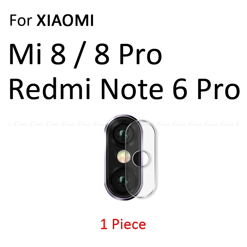 For Xiaomi Mi 8 Задняя Защитная пленка для объектива камеры из закаленного стекла для Xiaomi mi 9T 9 SE 6X A2 Lite A3 Red mi Note 8T 8 7 5 6 Pro PocoPhone F1 - Цвет: For Xiaomi Mi 8