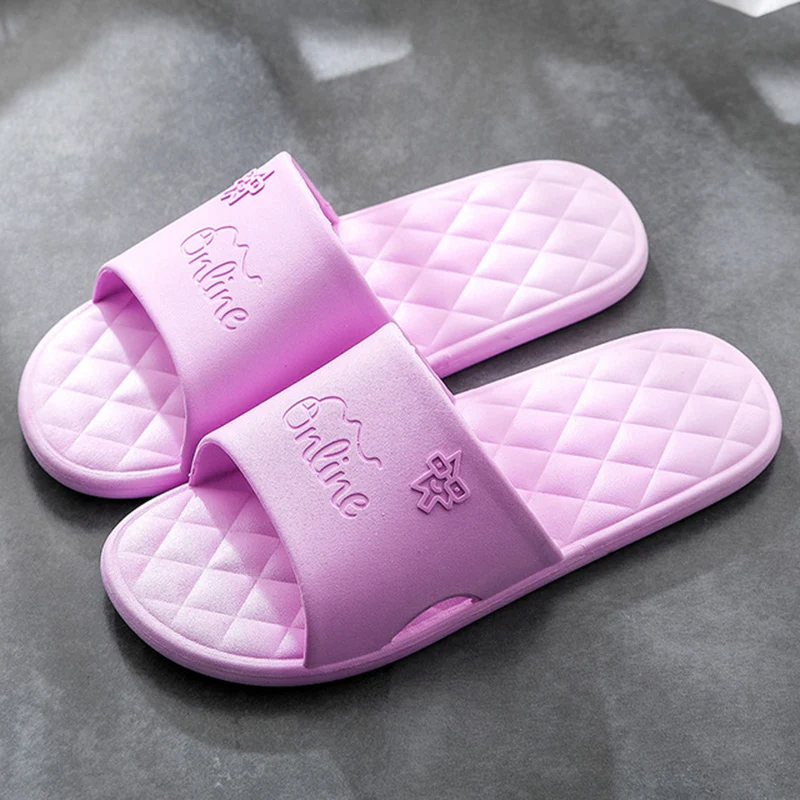 Тапочки женские летние Нескользящие для ванной домашние душевые пластиковые |