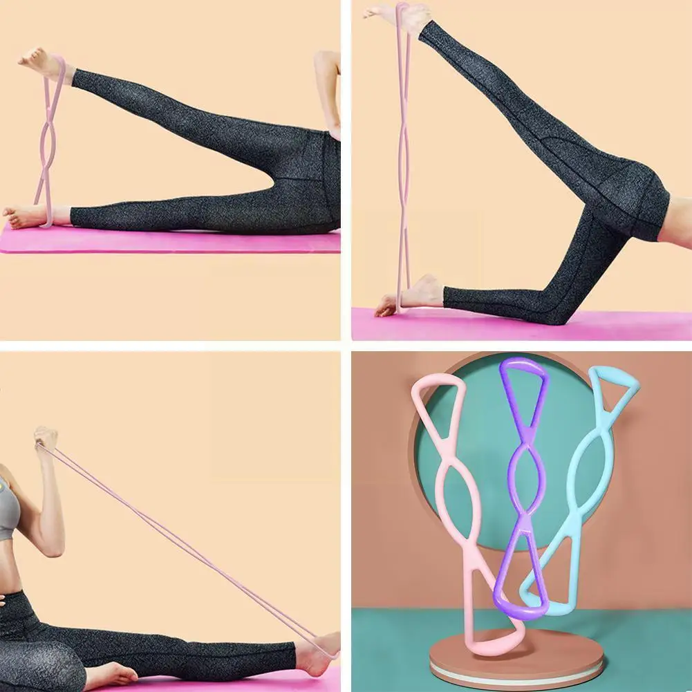 

Yoga Resistance Band Tpr Resistance Bands 8 Rally Beautiful Expansion Yoga Open Rope Shoulders Elastic Chest Yoga Back Band C3f8