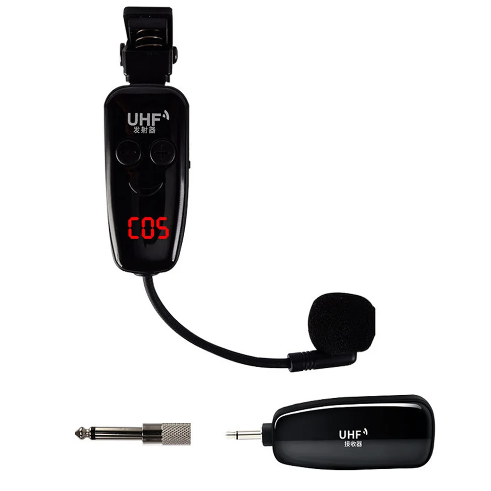 

1 Set Wireless Instrument Microphone Clip-on Instrument Saxophone Microphone