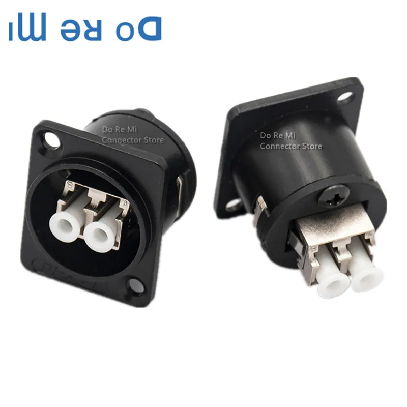 Волоконно Волоконный соединитель типа D LC 1 шт. многомодовый волоконно фланец