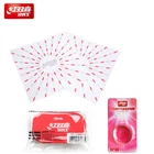 DHS Защитная пленка для настольного тенниса 2 шт. + 1 лента для кромок + 1 шт. Набор для очистки резины аксессуары для пинг-понга tenis de mesa