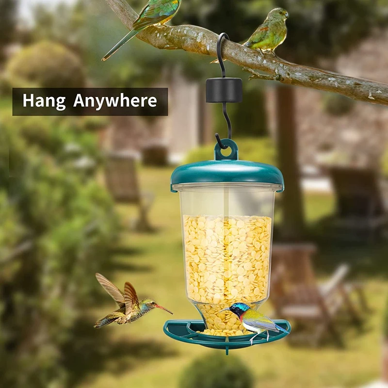 

Window Bird Feeder with Strong Suction Cup Removable Hanging Wild Bird Feeder Watch Wild Backyard Birds From Your House