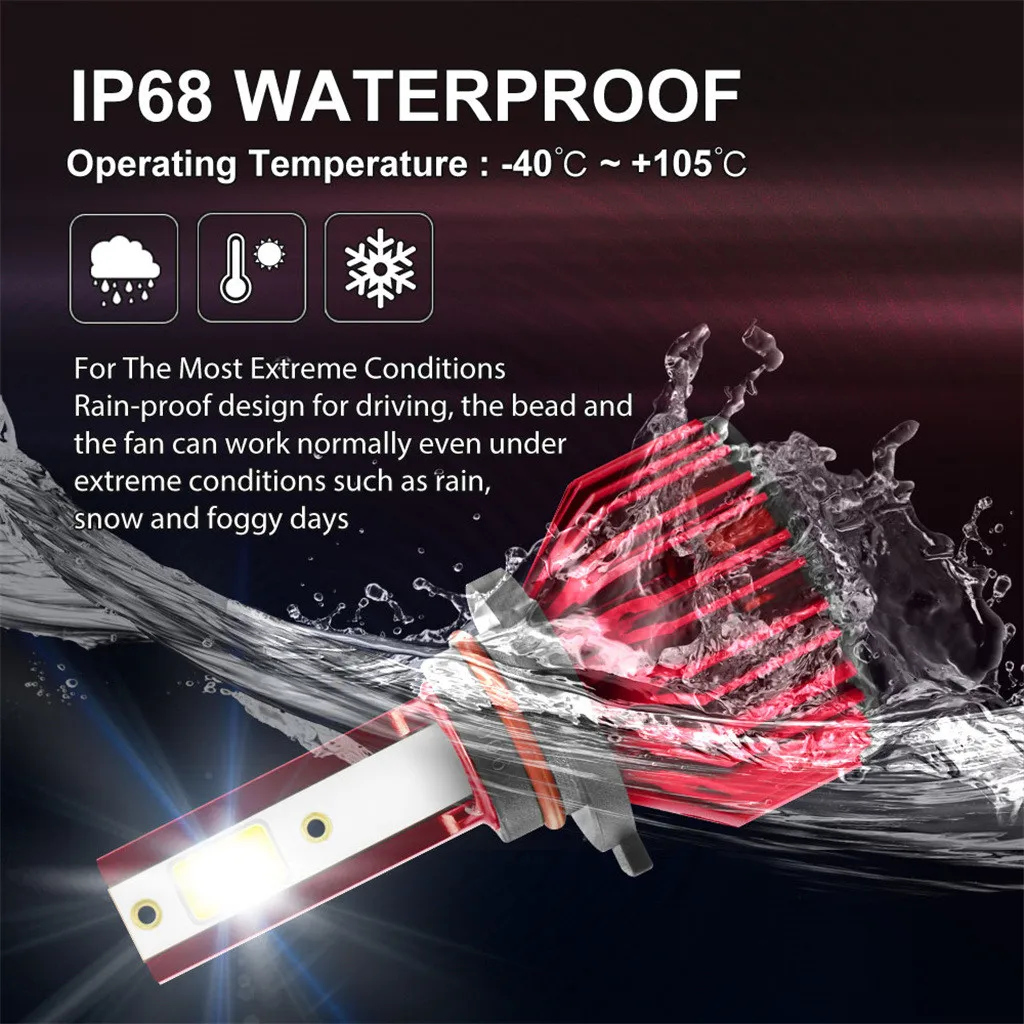 CARPRIE автомобильный головной светильник лампы Автомобильный светодиодный 9012 100 Вт