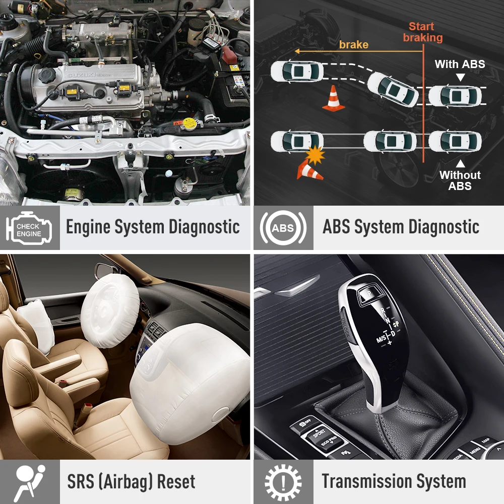 Диагностический инструмент LAUNCH X431 Creader VIII OBD2 считыватель кодов OBDII OBD EPB Oil SAS reset PK