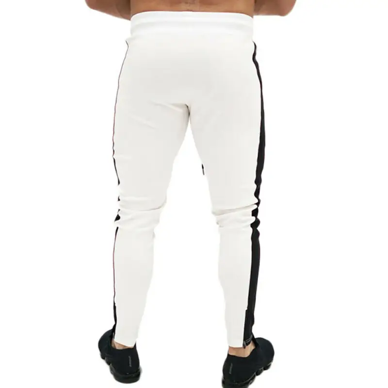 

Mens Slim Fit Joggers Track Trousers Bottoms Skinny Jogging Sports Fitness Pants