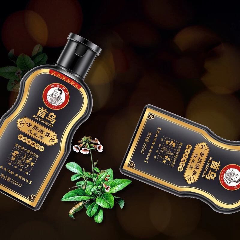 

BIOAQUA Polygonum Multiflorum Anti-Dandruff Shampoo For Anti Hair Moisturizing Refreshing Oil Control Black Hair Care 200ml