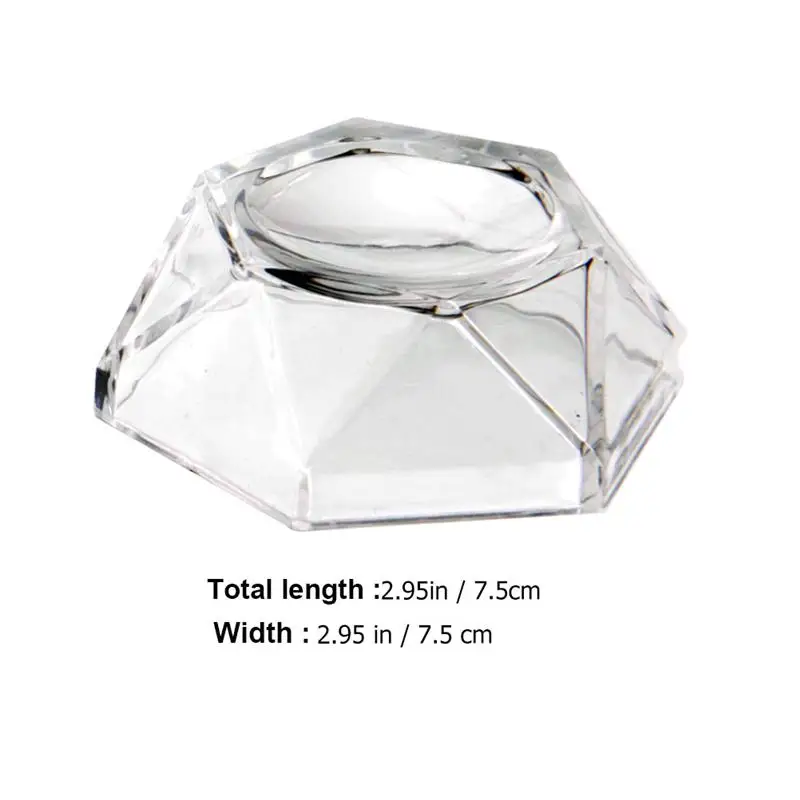 

3PCS Delicate Acrylic Crystal Ball Base Small Ball Display Stand (Transparent)
