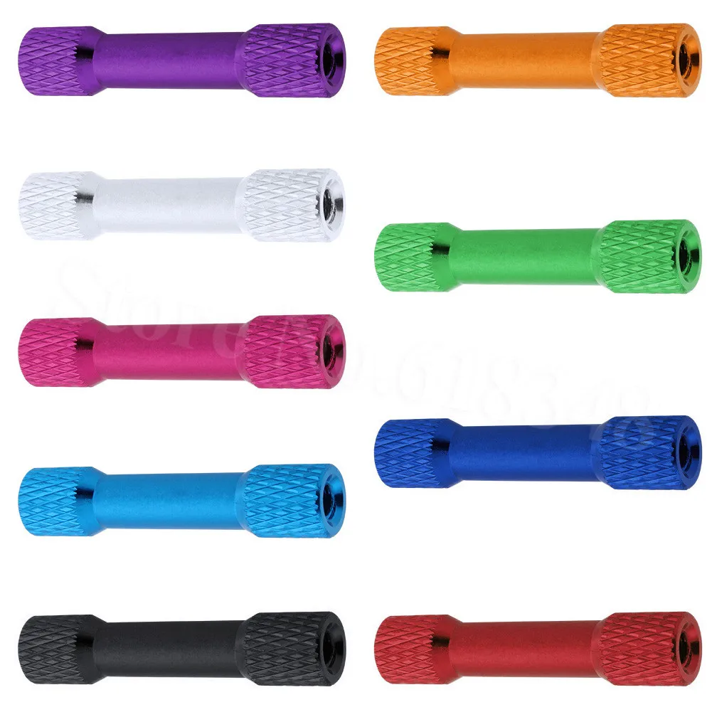 8 шт./лот m3x28 мм промежуточные опоры из алюминиевого сплава Женская-Женская для