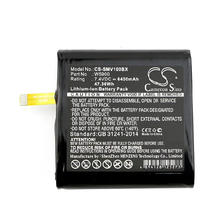 

Cameron Sino 5200mAh/6400mAh Battery W5600,W5900 for Sunmi V1