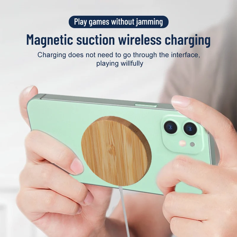 

15W Magsafe Fast Magnetic Wireless Charger Stand QI Charging For iPhone 12 Pro 12 Mini 12 Pro Max 12 Fast 20W EU UK Plug Charger