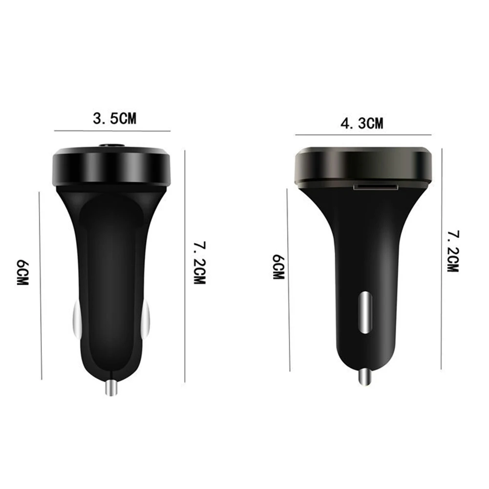 

Car Bluetooth 5.0 FM Transmitter Wireless Handsfree Audio Receiver Auto MP3 Player 2.1A Dual USB Fast Charger Car Accessories