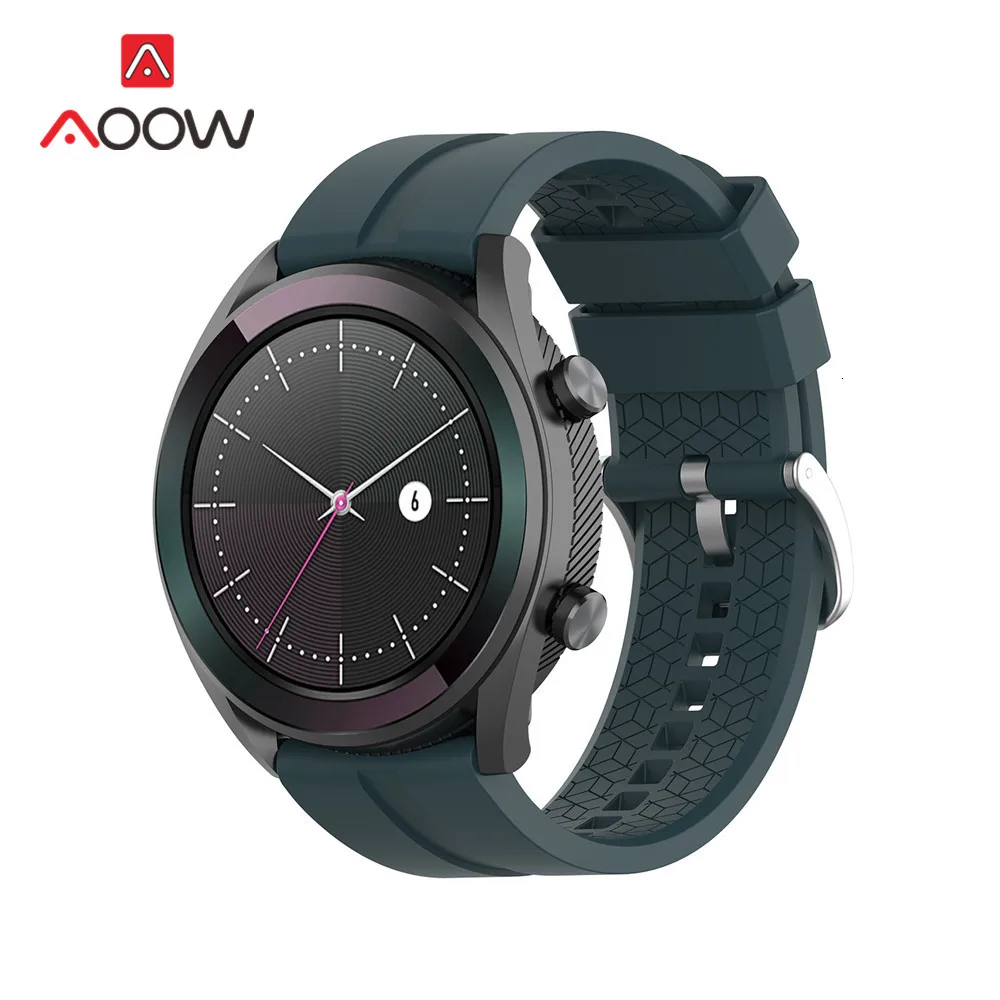 Мягкий спортивный силиконовый ремешок 22 мм для huawei Watch GT 2 Active/элегантный Honor Magic быстросъемный браслет для умных часов